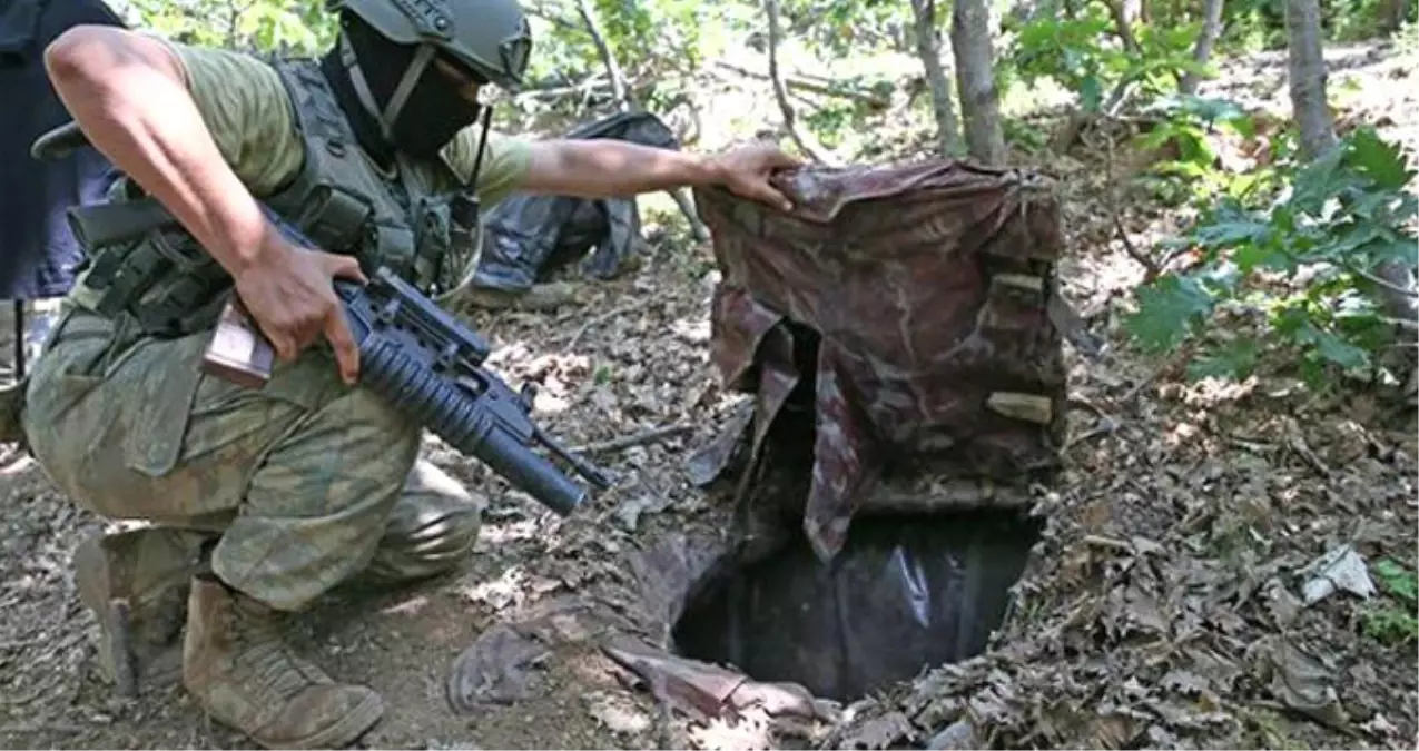 PKK Sığınakları İmha Edildi