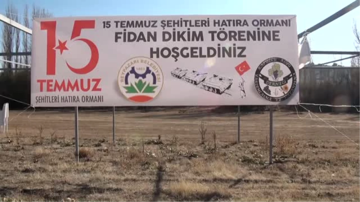 Beypazarı\'nda 15 Temmuz Şehitleri Anısına Fidan Dikildi