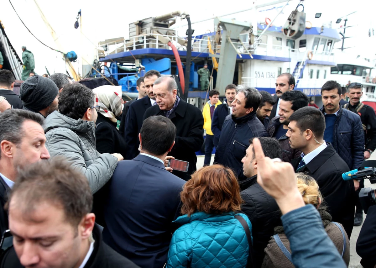 Cumhurbaşkanı Erdoğan, Balıkçılarla Ava Çıktı