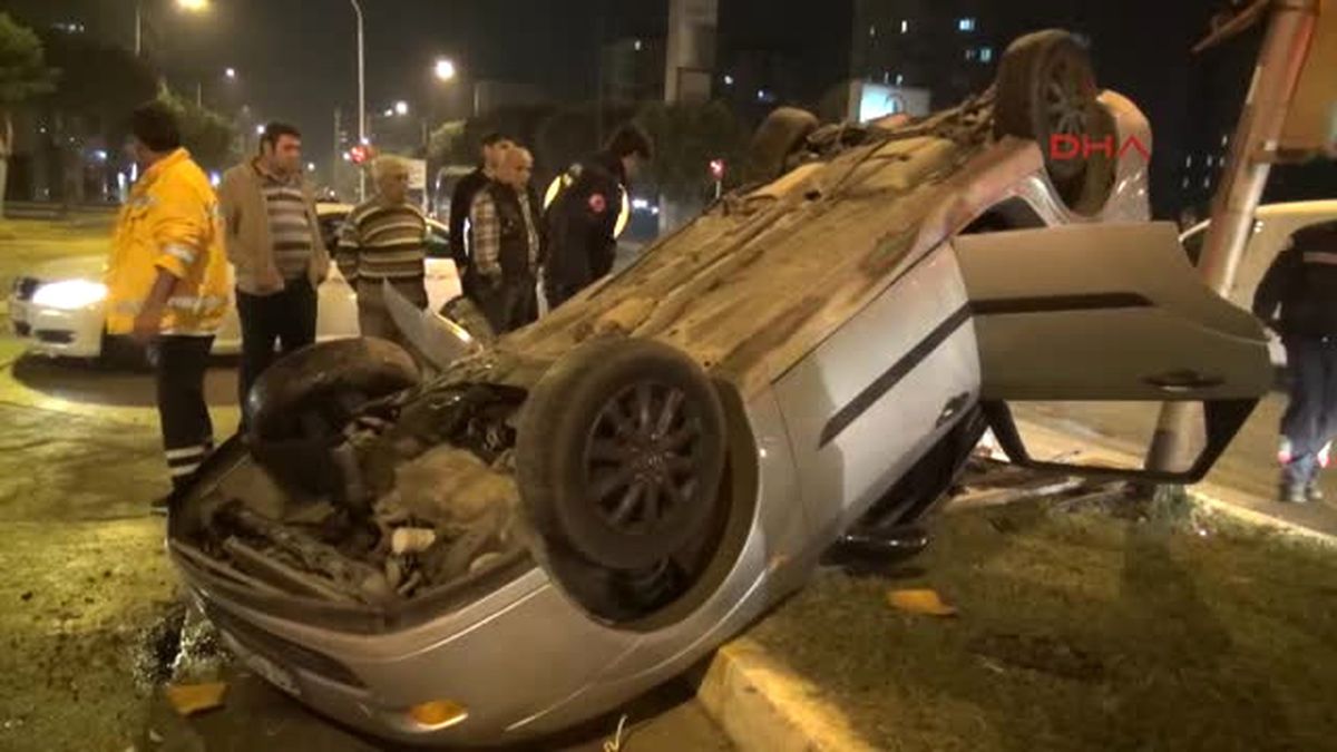 Antalya Takla Atan Otomobilde Can Verdi