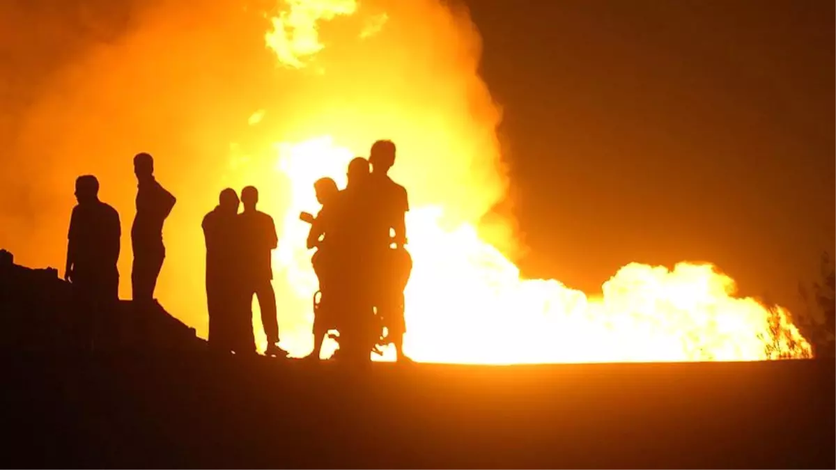 Doğalgaz Boru Hattına Teröristlerce Saldırı Düzenlendi