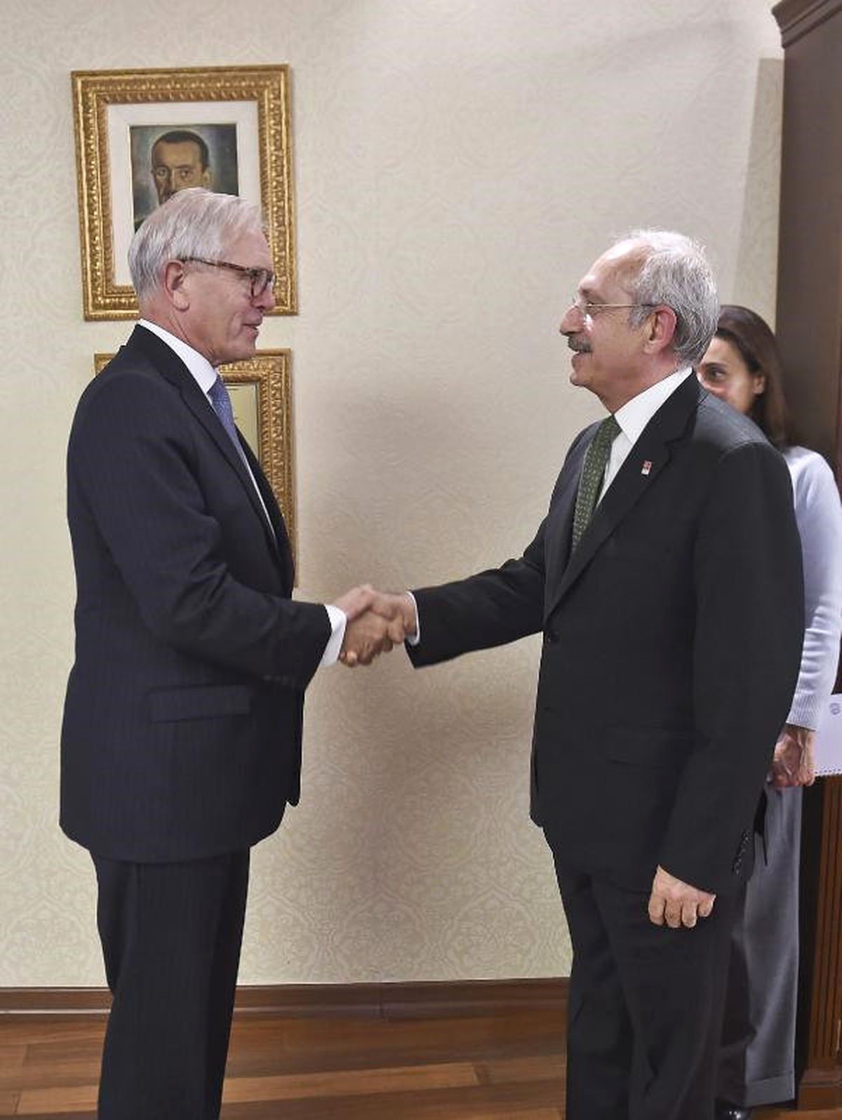 Kılıçdaroğlu, Norveç Büyükelçisi Ellefsen\'le Görüştü
