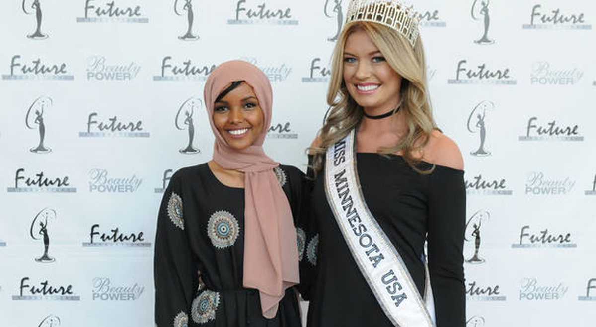 Somali Asıllı Amerikalı, Güzellik Yarışmasına Tesettürle Katıldı