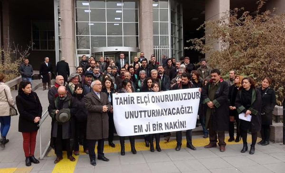 Tahir Elçi Ankara Adliyesi Önünde Anıldı