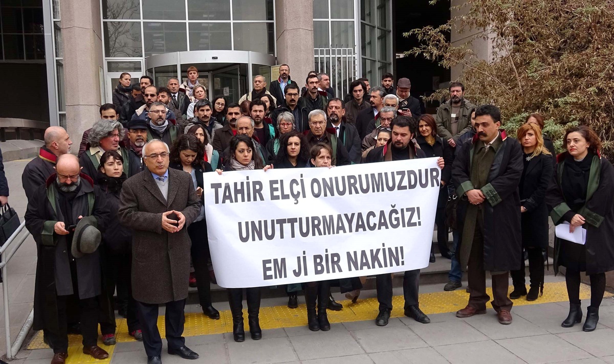 Tahir Elçi Ankara Adliyesi Önünde Anıldı