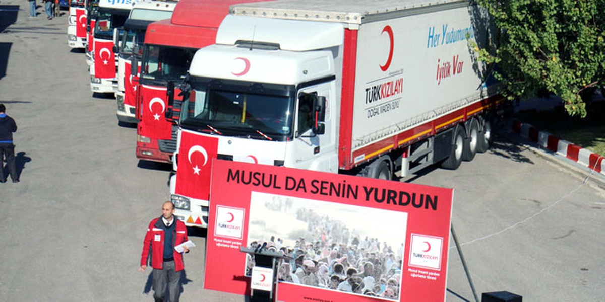 Türk Kızılayı\'nın Musul Halkına İnsani Yardımı