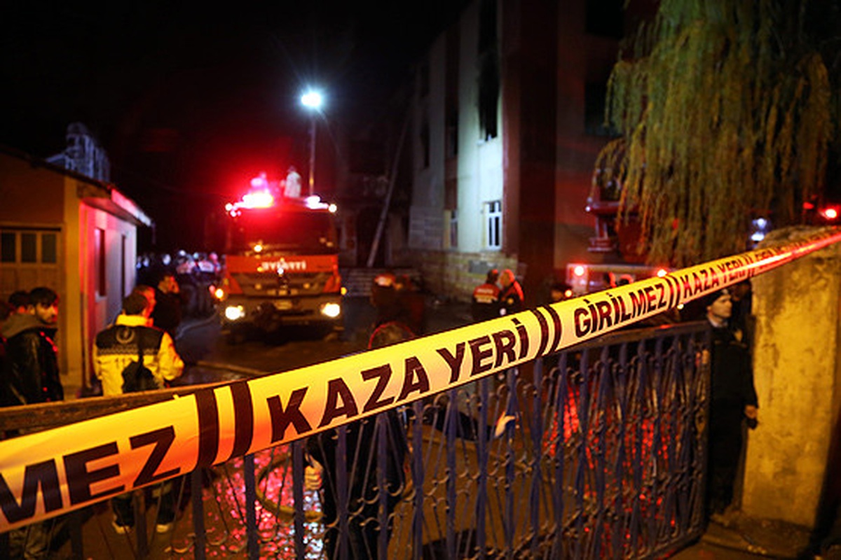 Adana\'da Özel Öğrenci Yurdundaki Yangın