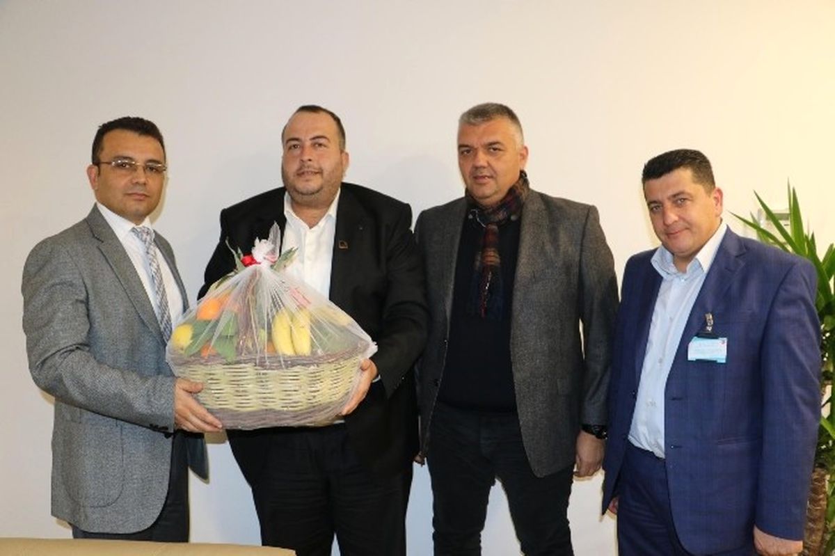 Akhisar Pazarcılar Odası\'ndan Başkan Ergün\'e Ziyaret