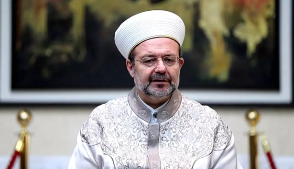 Diyanet İşleri Başkanı Görmez Adana\'da Açıklaması