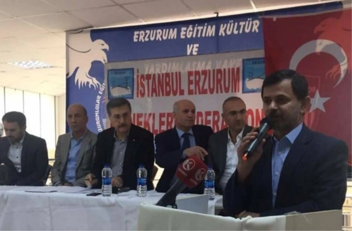 İstanbul Erzurum Dernekler Federasyonu\'nda Ahmet Ağırman Güven Tazeledi