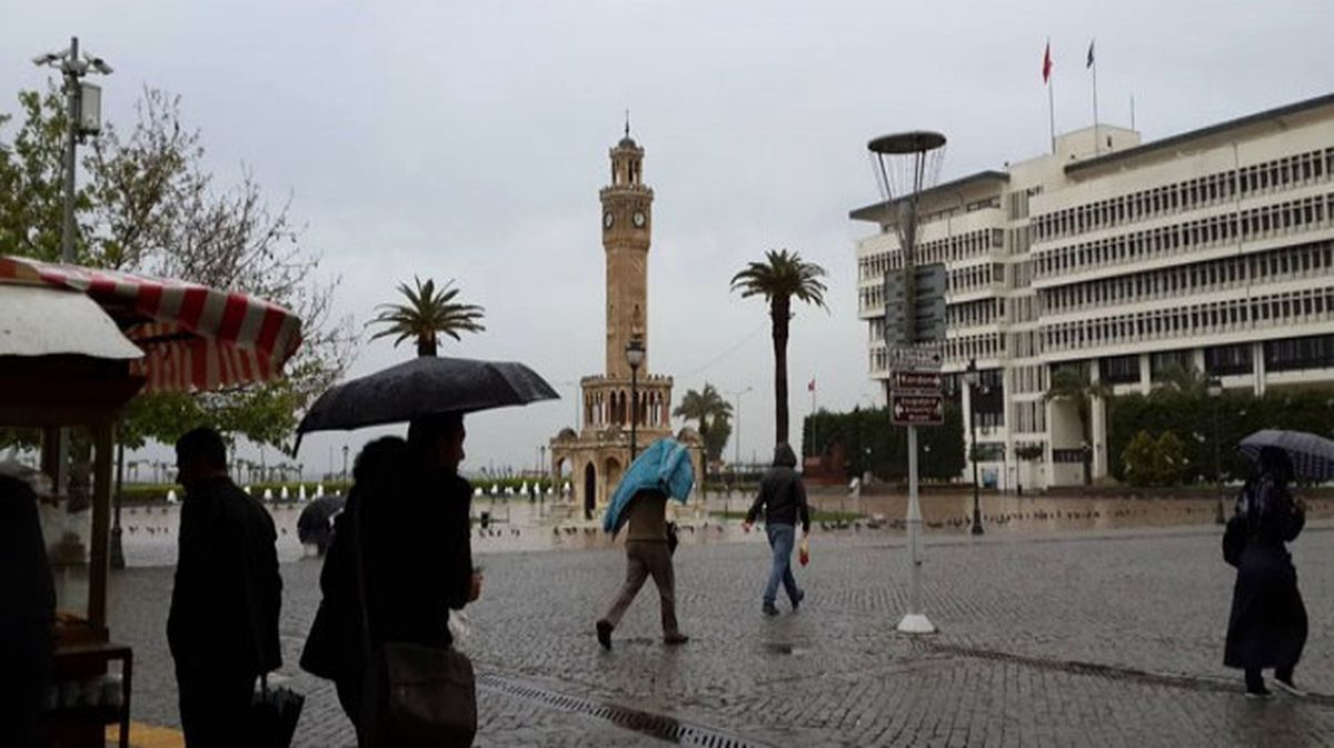 İzmir\'de Sağanak