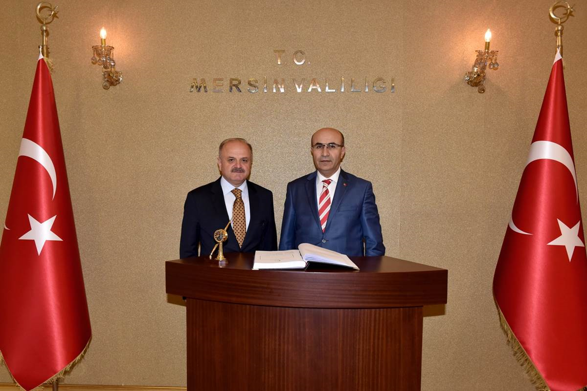 Mersin Valisi Çakacak Adana Valisi Demirtaş\'ı Ziyaret Etti