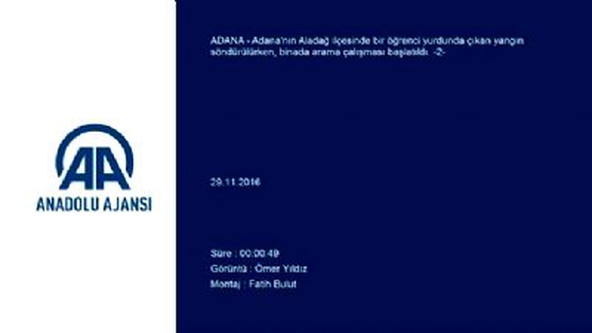 Adana\'da Kız Öğrenci Yurdunda Yangın: 12 Ölü, 22 Yaralı (4)