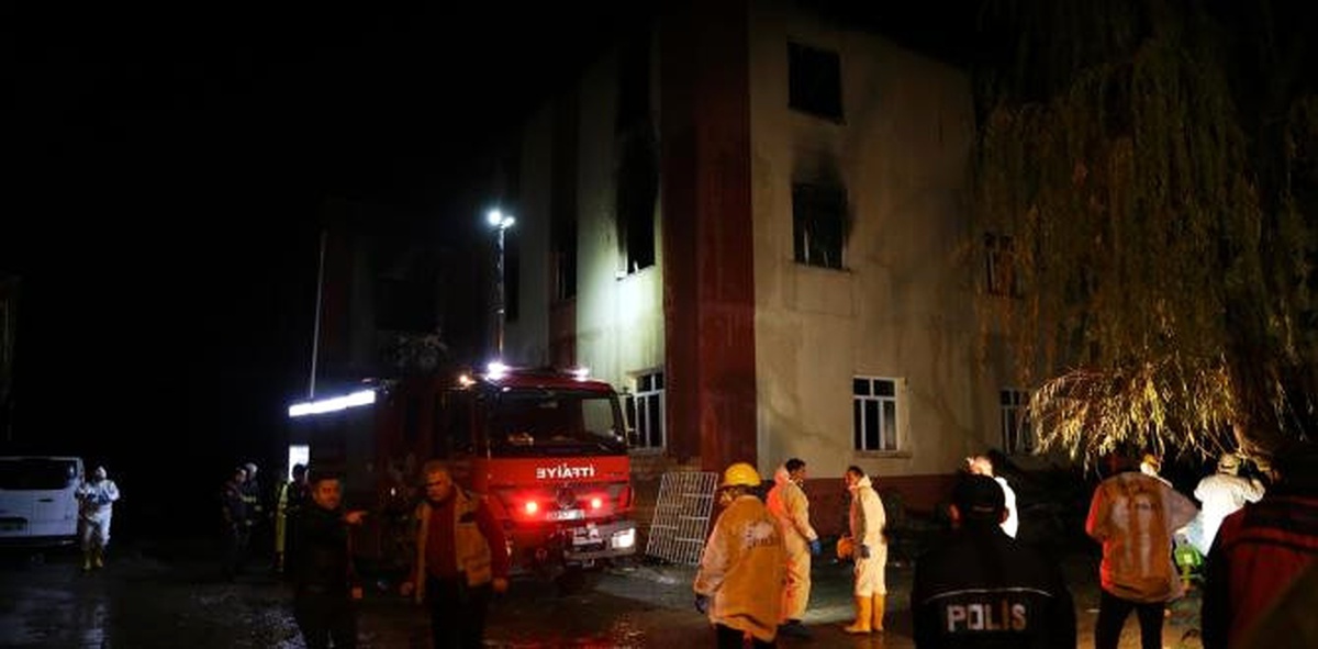 Adana\'da Özel Öğrenci Yurdundaki Yangın