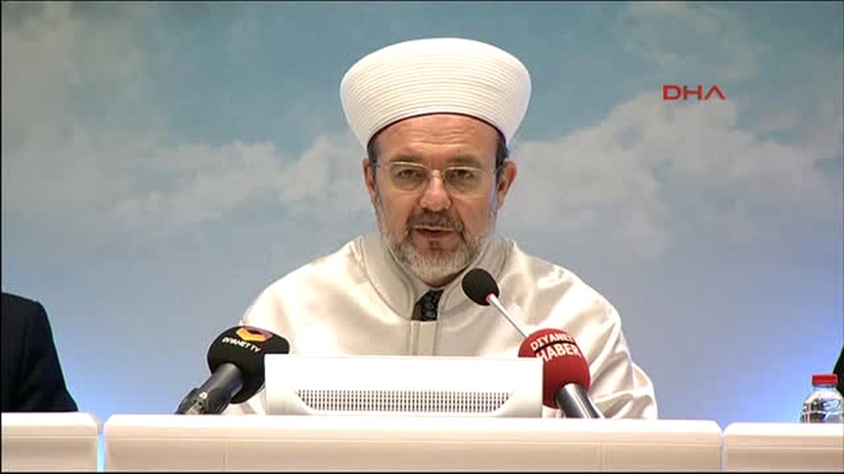 Adana Diyanet Işleri Başkanı Görmez 33. Il Müftüleri Istişare Toplantısı Konuştu 2