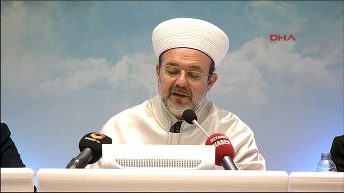 Adana Diyanet Işleri Başkanı Görmez 33. Il Müftüleri Istişare Toplantısı Konuştu 3