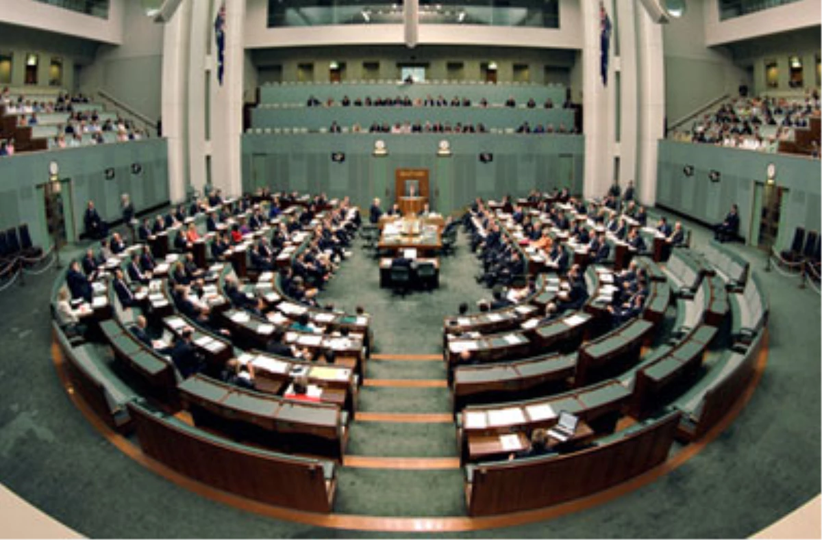 Avustralya Meclisinde Sığınmacılara Destek Eylemi