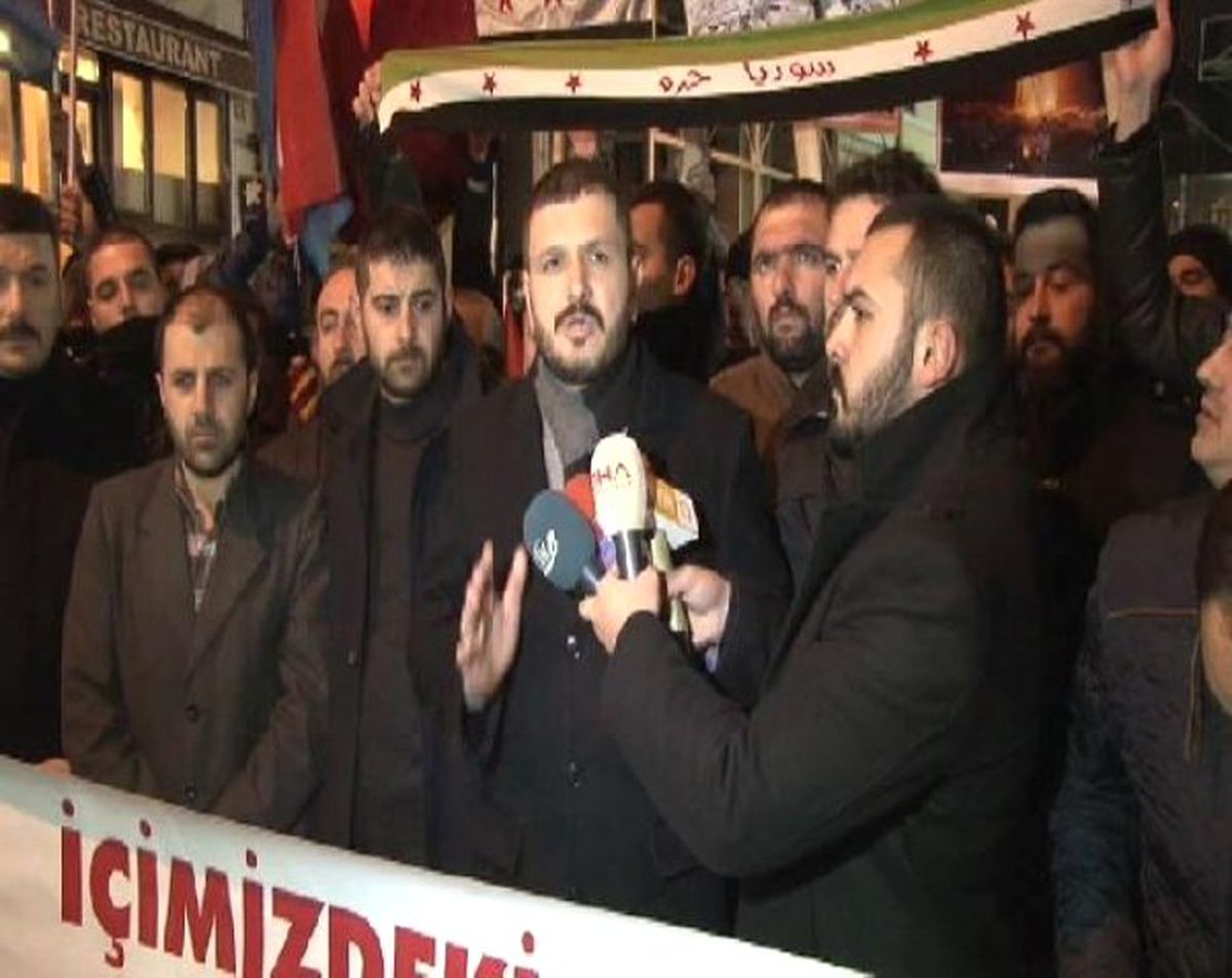 Beyoğlu\'nda Alperenler\'den Halep Protestosu