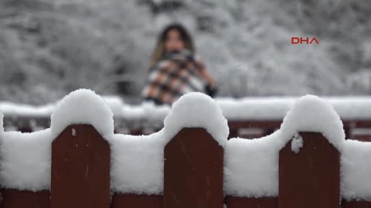 Bolu Gölcük\'te Kar Güzelliği
