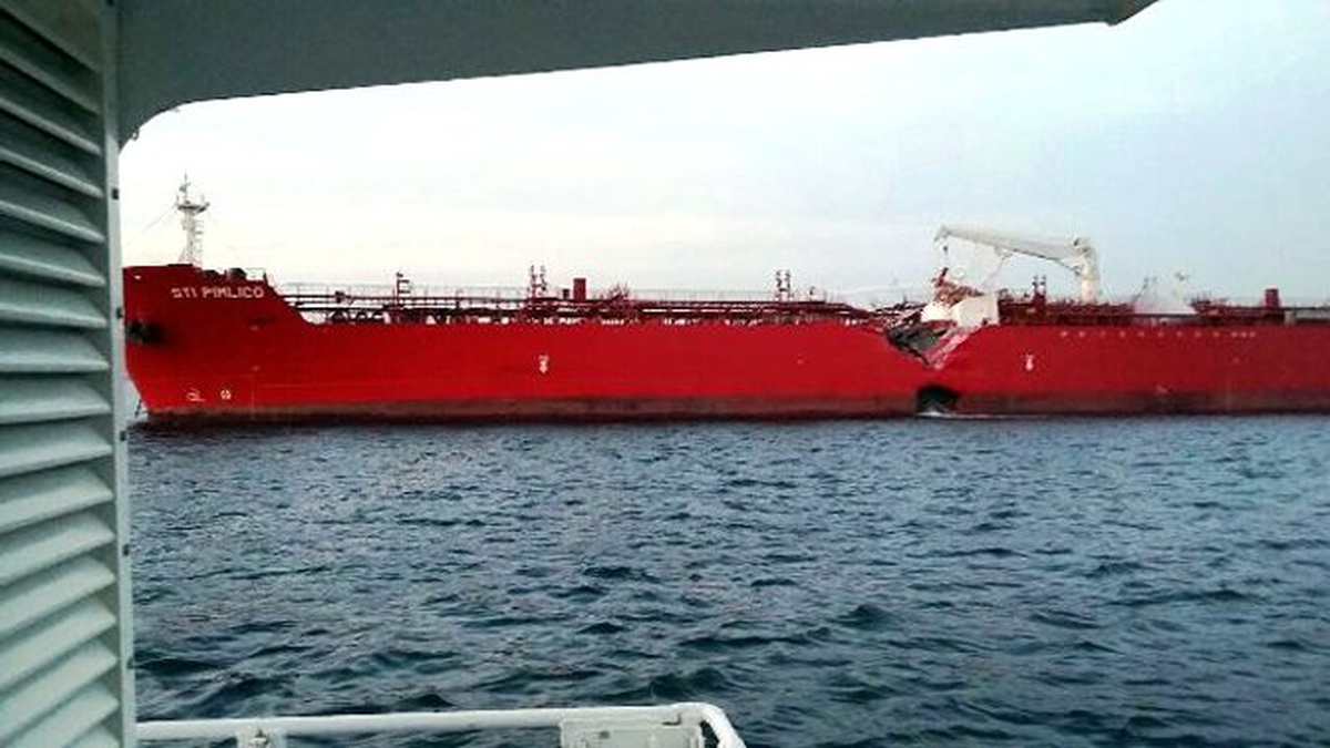 Çanakkale Boğazı\'nda Fuel Oil Yüklü Tankerler Çarpıştı