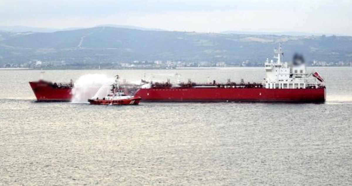 Çanakkale Boğazı'nda Tanker Kazası