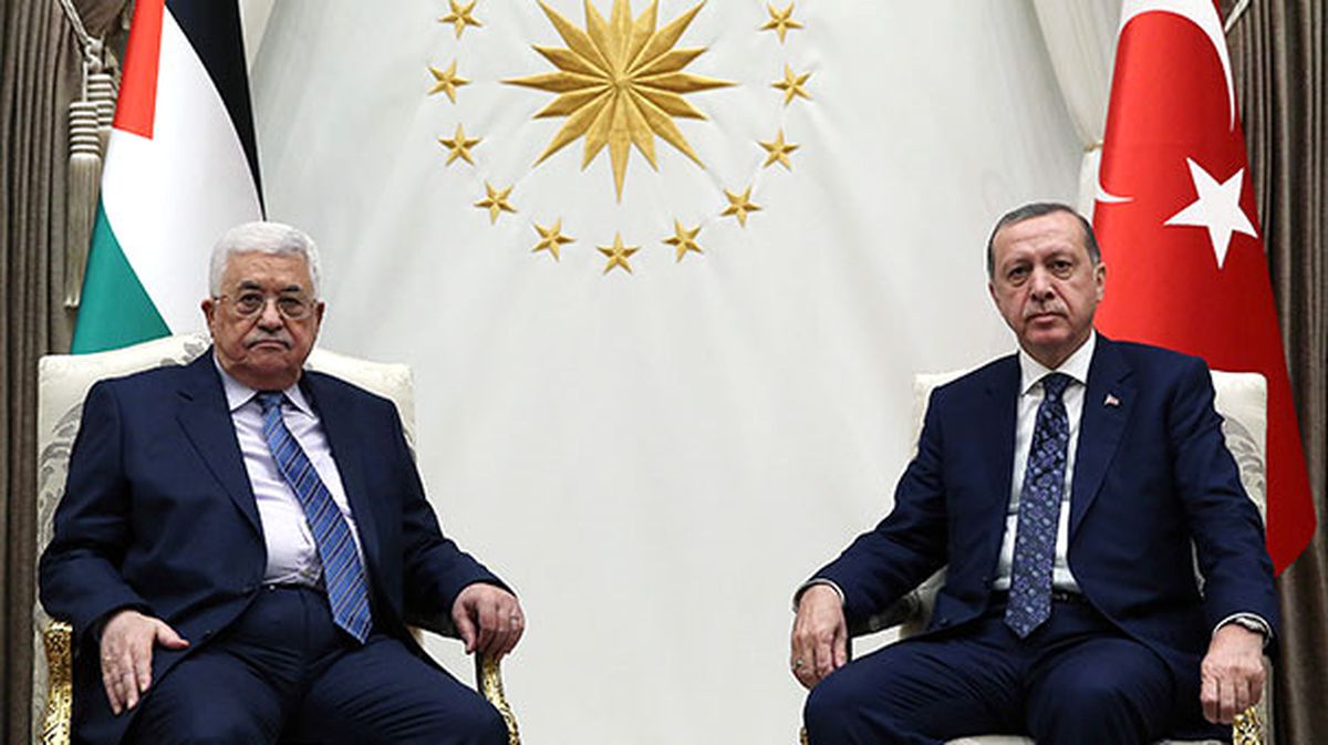 Cumhurbaşkanı Erdoğan, Filistin Devlet Başkanı Abbas ile Görüştü