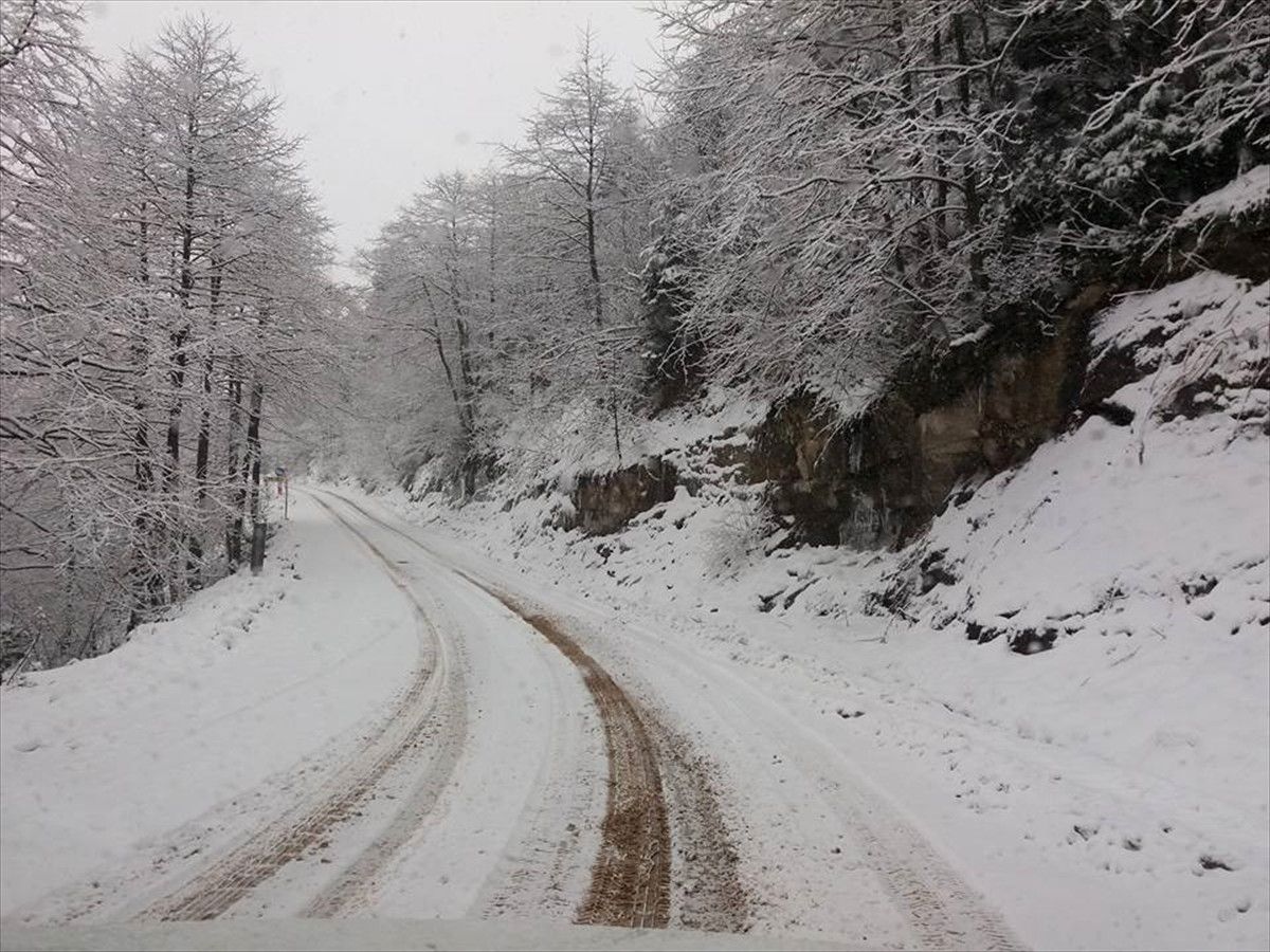 Doğu Karadeniz\'de Kar Yağışı