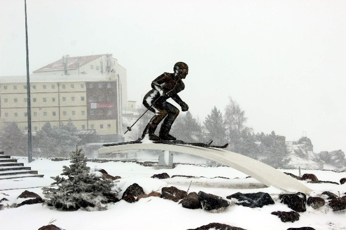 Erciyes\'te Kar Sevinci