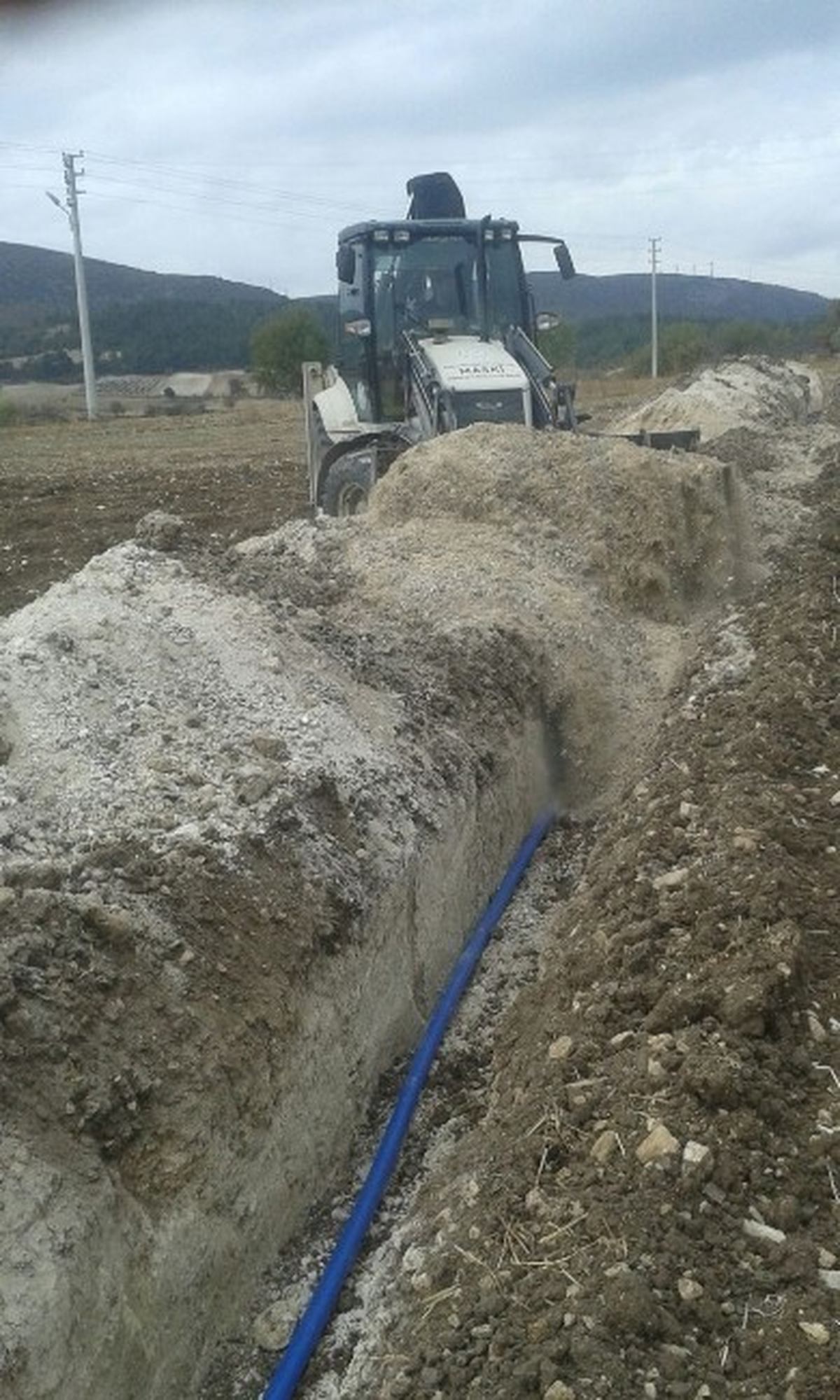 Eskiyen İsale Hattı Yenileniyor