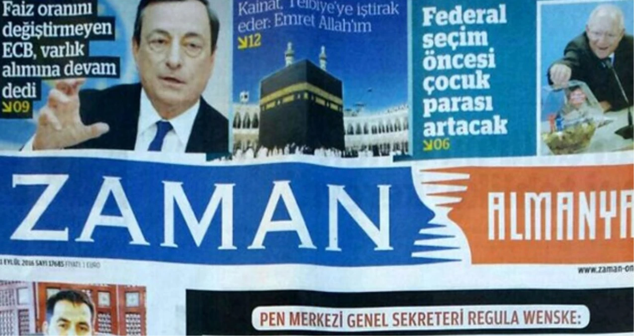 FETÖ, Almanya\'da Zaman Gazetesi\'ni Kapattı