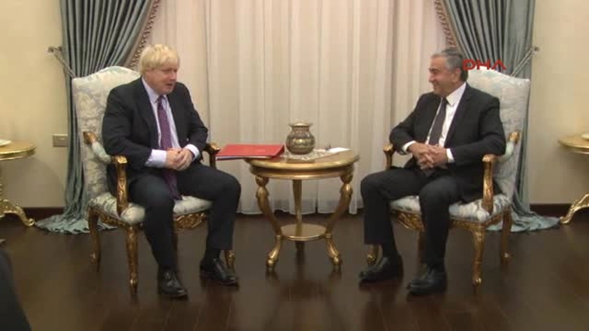 Ingiltere Dışişleri Bakanı Johnson Müzakerelere Destek Için Kıbrıs?ta