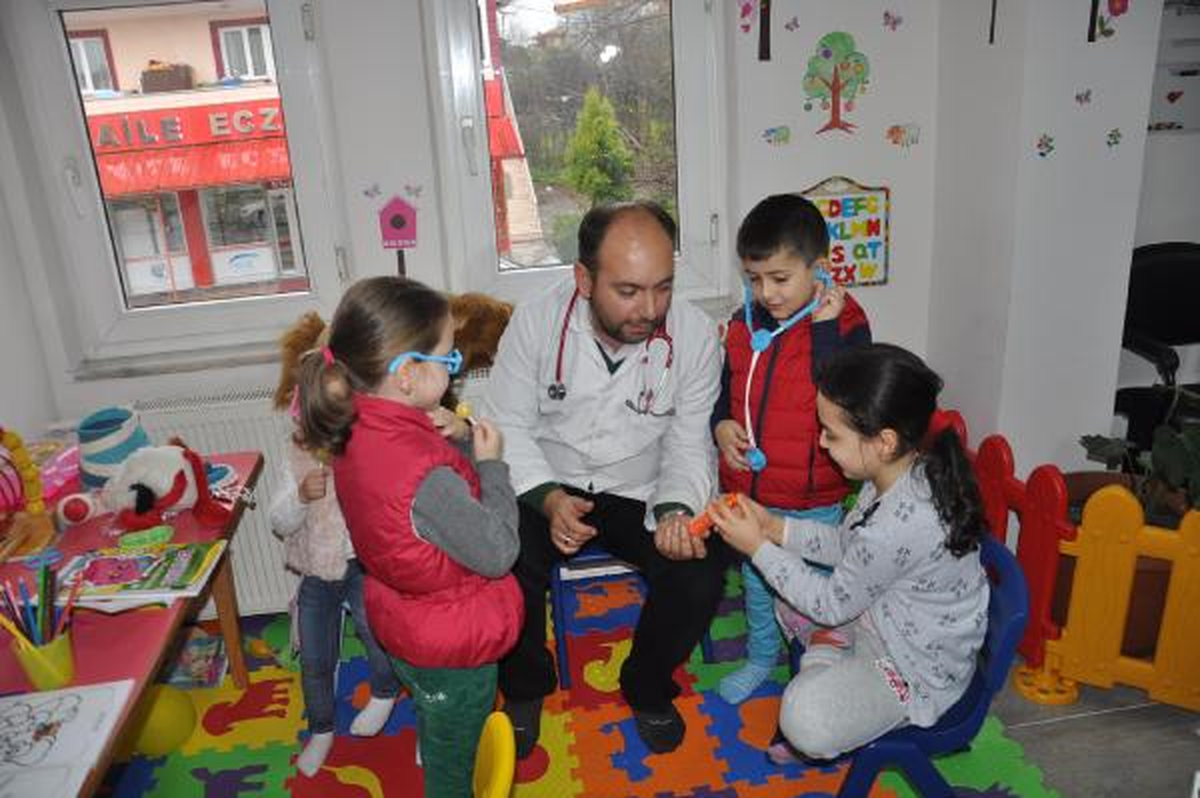 Sağlık Ocağında Oyun Alanı ile Korkularını Yeniyorlar