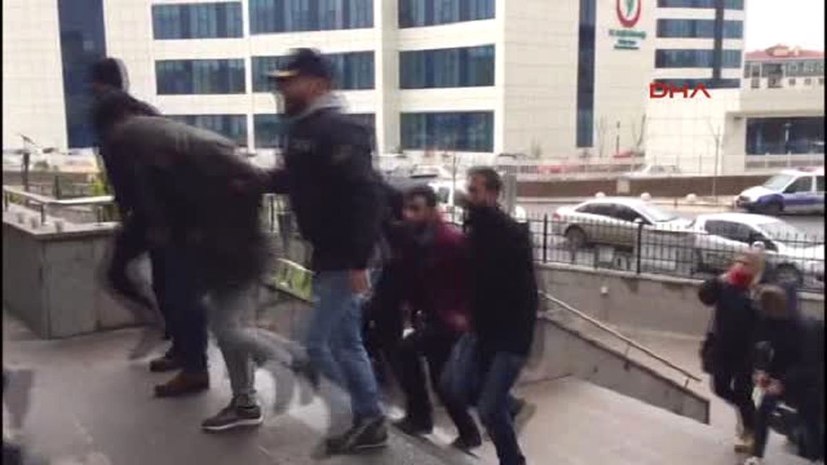 Tekirdağ Çerkezköy\'de PKK Operasyonunda Gözaltına Alınan 9 Kişi Adliyede