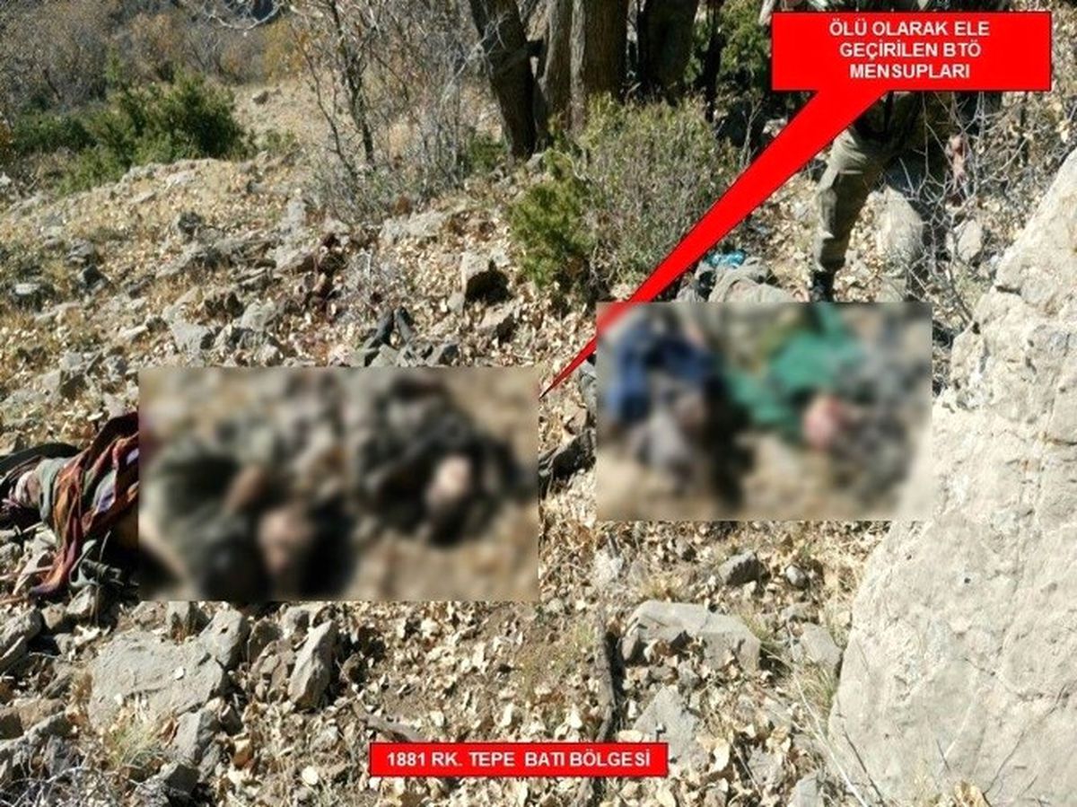 TSK: Cudi Dağı'nda 14 Terörist Etkisiz Hale Getirildi