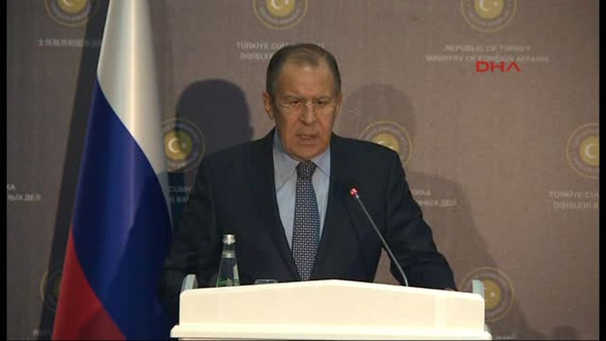 Antalya Dışişleri Bakanı Çavuşoğlu Ile Rusya Dışişleri Bakanı Sergey Lavrov Ortak Basın Toplamtısı...