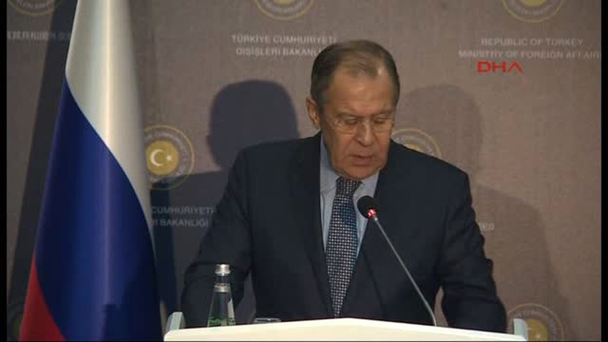 Antalya Dışişleri Bakanı Çavuşoğlu Ile Rusya Dışişleri Bakanı Sergey Lavrov Ortak Basın Toplamtısı...