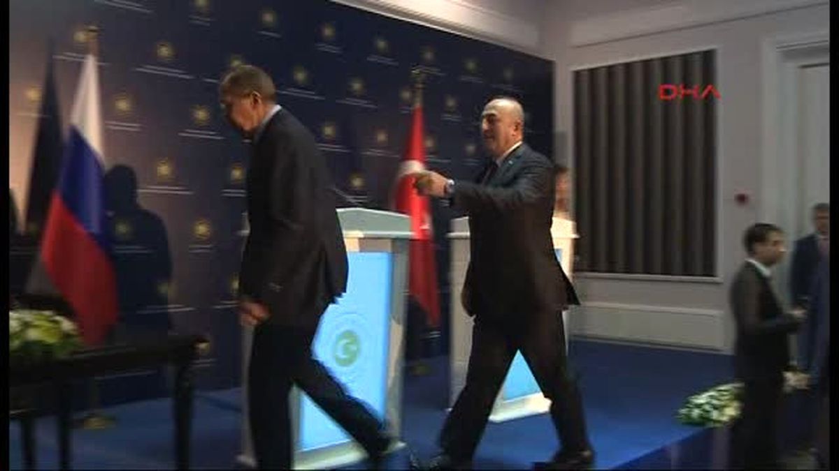 Antalya Dışişleri Bakanı Çavuşoğlu Ile Rusya Dışişleri Bakanı Sergey Lavrov Ortak Basın Toplamtısı...