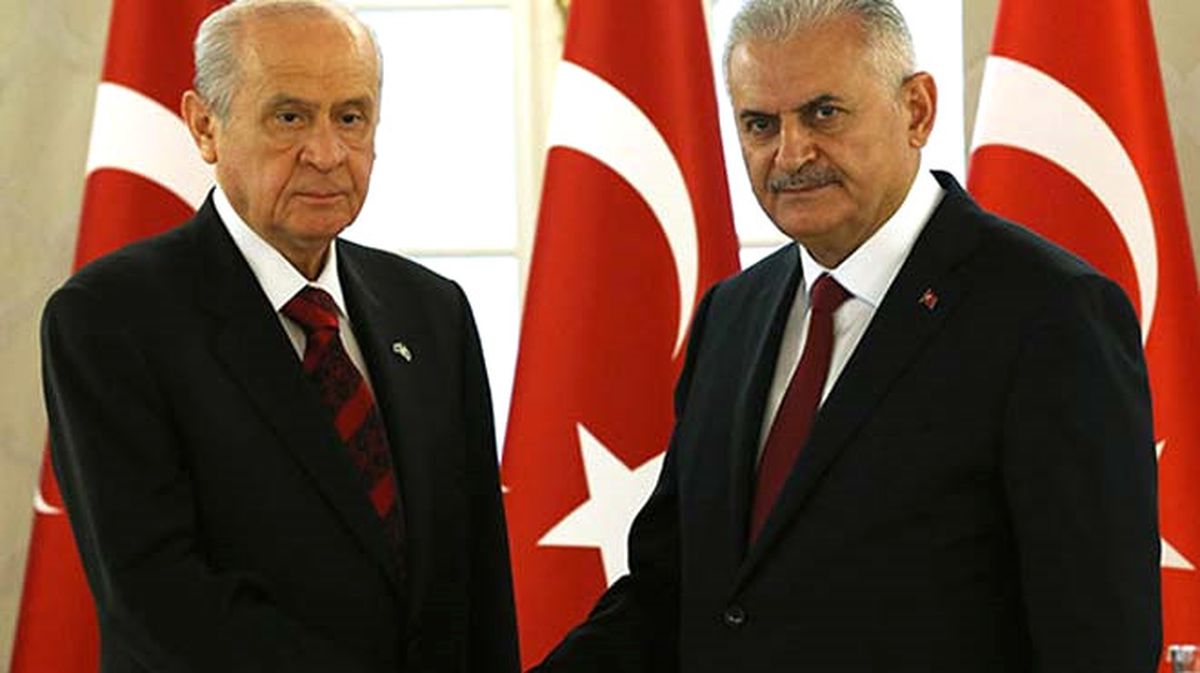 Başbakan Yıldırım-Bahçeli Görüşmesi Sona Erdi