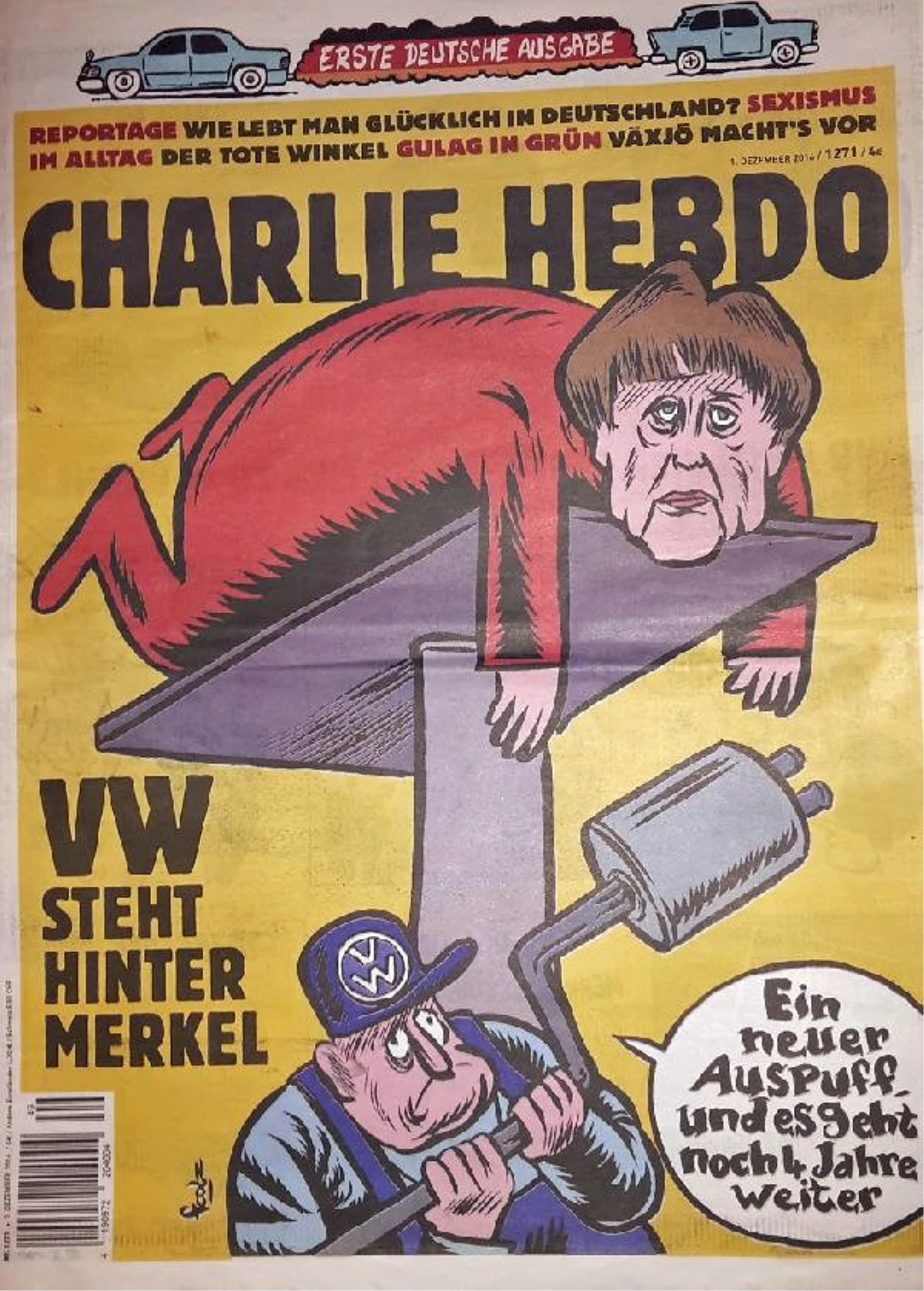 Charlie Hebdo Almanya\'da Piyasaya Çıktı