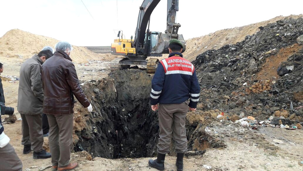 Çöplükte Kimyasal Atık Arama Çalışmaları