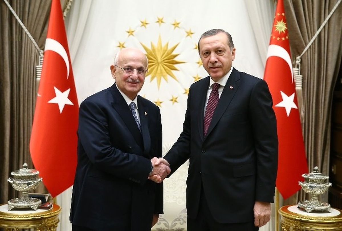 Cumhurbaşkanı Erdoğan, Meclis Başkanı Kahraman\'ı Kabul Etti