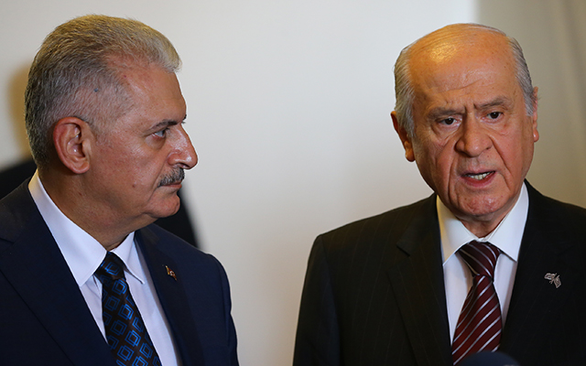 Dha Ankara - Başbakan Yıldırım ve MHP Lideri Bahçeli Görüşmesi Başladı (1)