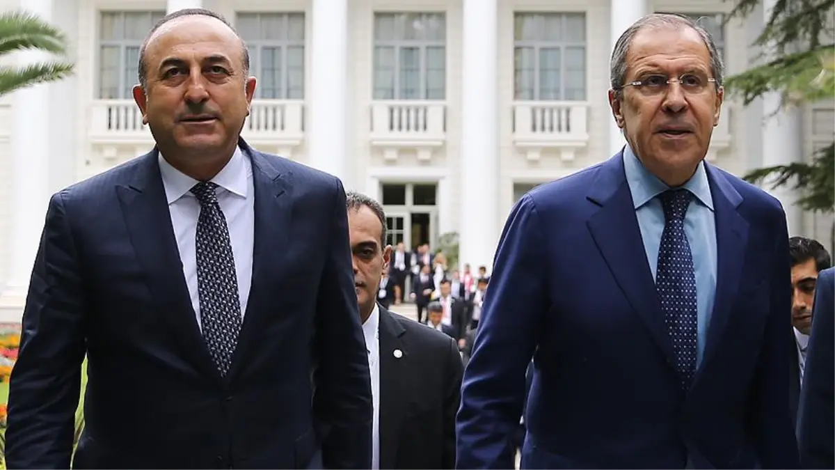 Dışişleri Bakanı Çavuşoğlu, Rus Bakan Lavrov ile Görüştü