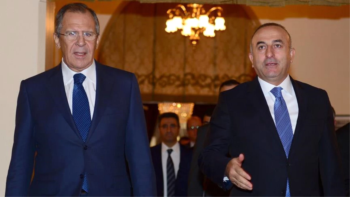 Dışişleri Bakanı Çavuşoğlu, Rus Bakan Lavrov ile Görüştü (2)