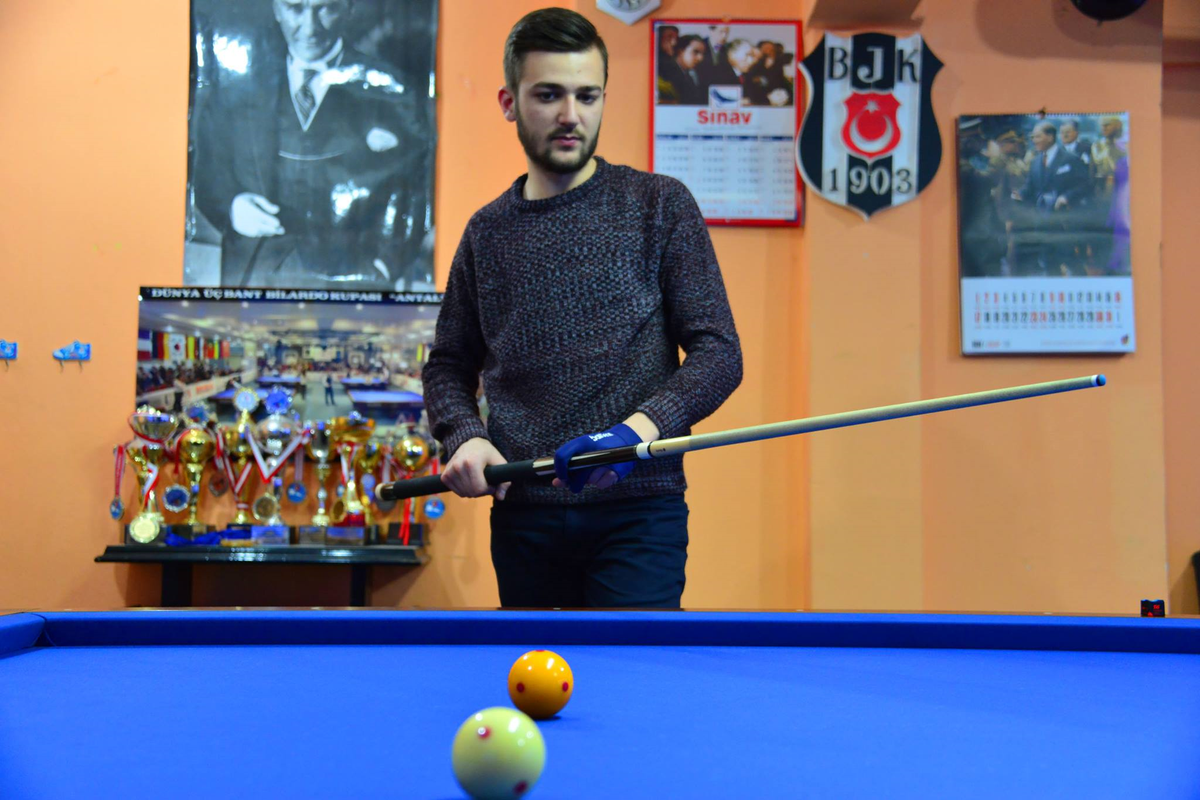 Erbaa\'lı Arda\'nın Hedefi Bilardoda Dünya Şampiyonluğu
