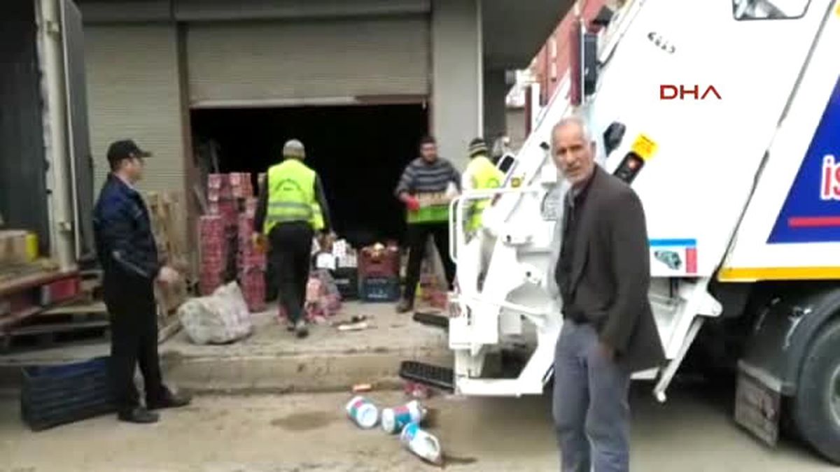Gaziantep Islahiye?de, Kullanım Tarihi Dolan 1 Ton Gıda Imha Edildi
