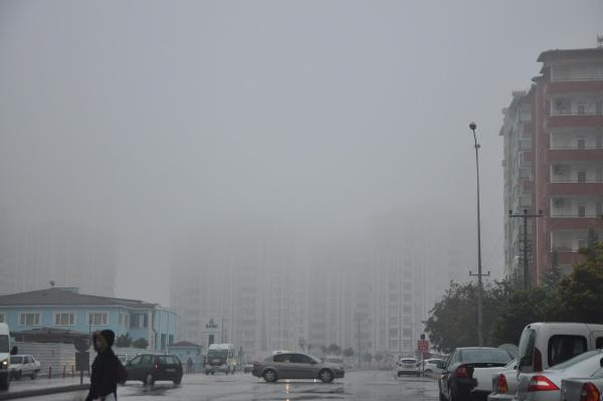 Gaziantep\'te, Yoğun Sis Etkili Oldu