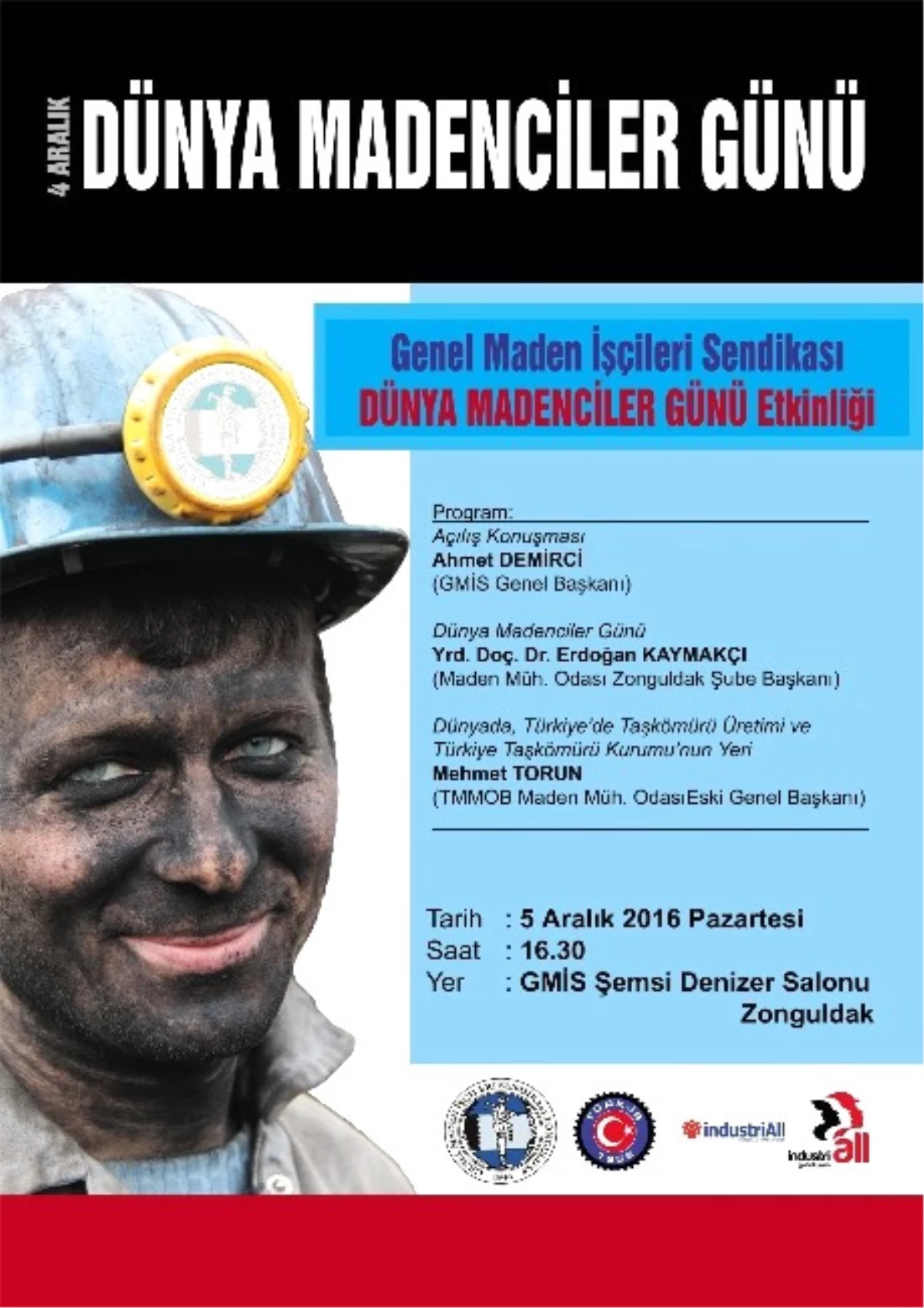 Gmis, Dünya Madenciler Günü Nedeniyle Etkinlik Düzenleyecek