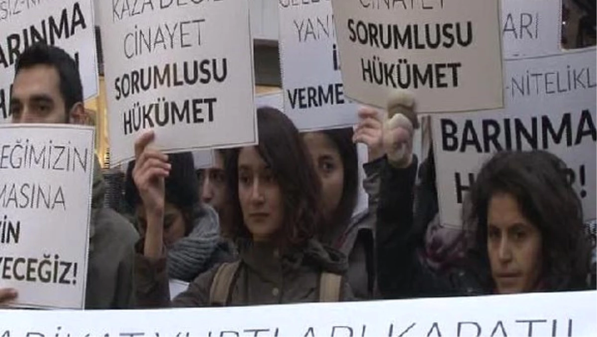 İstanbul\'da Adana\'daki Yurt Faciası İçin Eylemler