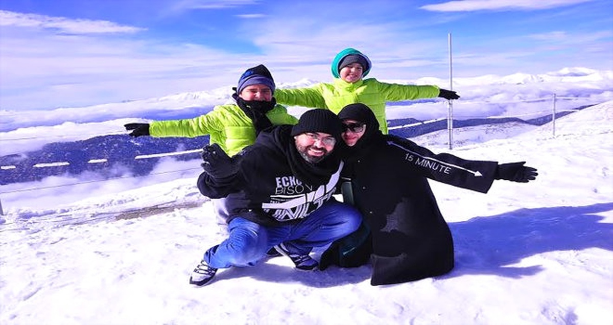Kemer\'de Turistlerin Kar Keyfi
